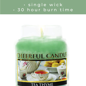 Tea Thyme - 6 oz Cheerful Candle - Product Image by A Cheerful Giver