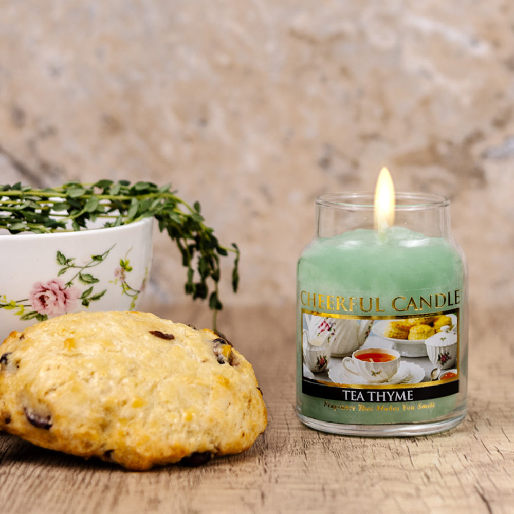 Tea Thyme - 6 oz Cheerful Candle - Product Image by A Cheerful Giver
