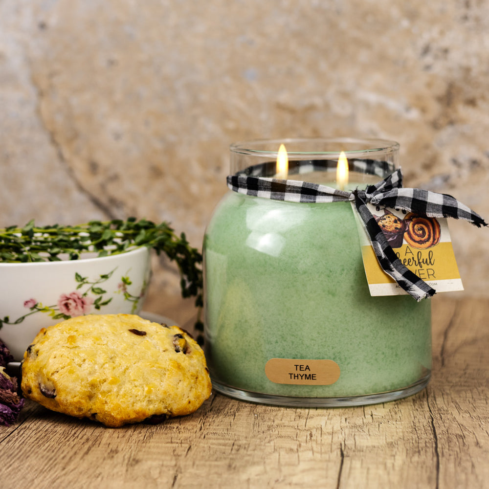 Tea Thyme - 34 oz Papa Candle