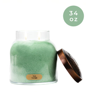 Tea Thyme - 34 oz Papa Candle