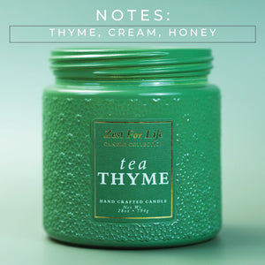 Tea Thyme - Zest For Life Candle