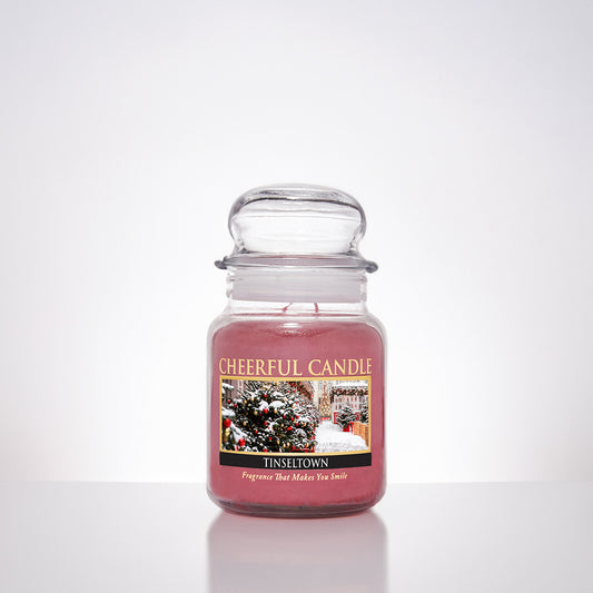 Tinseltown Scented Candle - 6 oz, Single Wick, Cheerful Candle