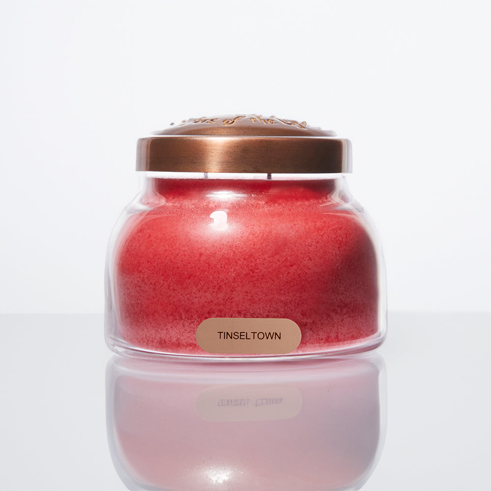 Tinseltown Scented Candle - 22 oz, Double Wick, Mama Jar