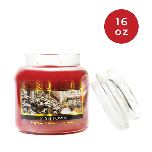 Tinseltown - 16 oz Cheerful Candle