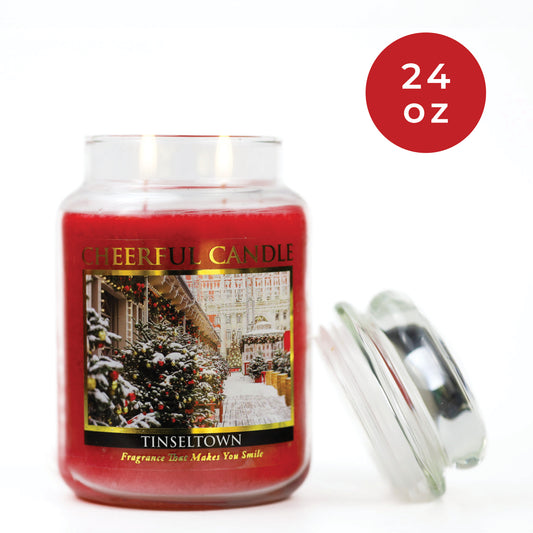 Tinseltown - 24 oz Cheerful Candle