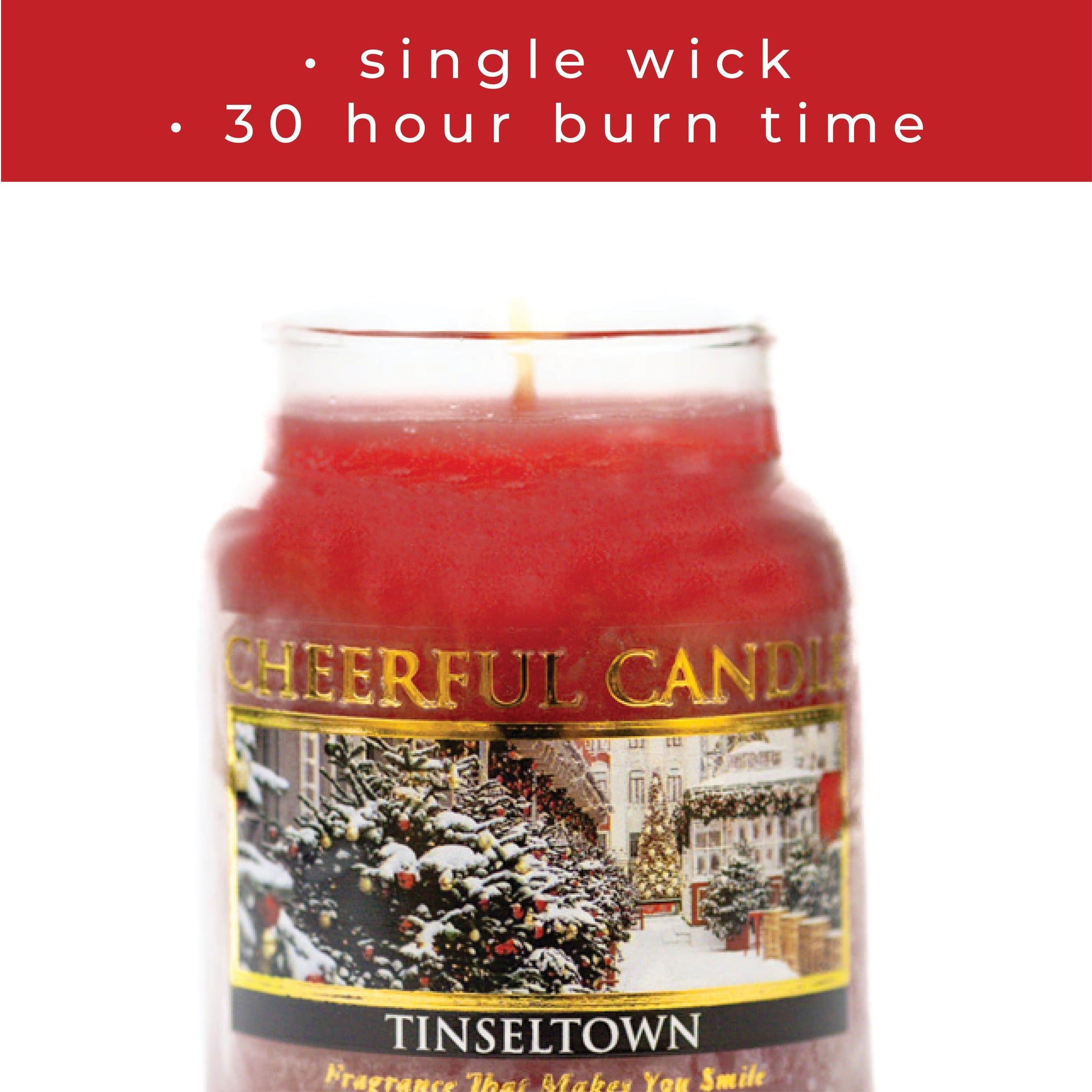 Tinseltown - 6 oz Cheerful Candle