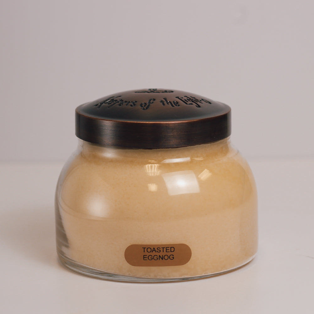 Toasted Eggnog Scented Candle - 22 oz, Double Wick, Mama Jar