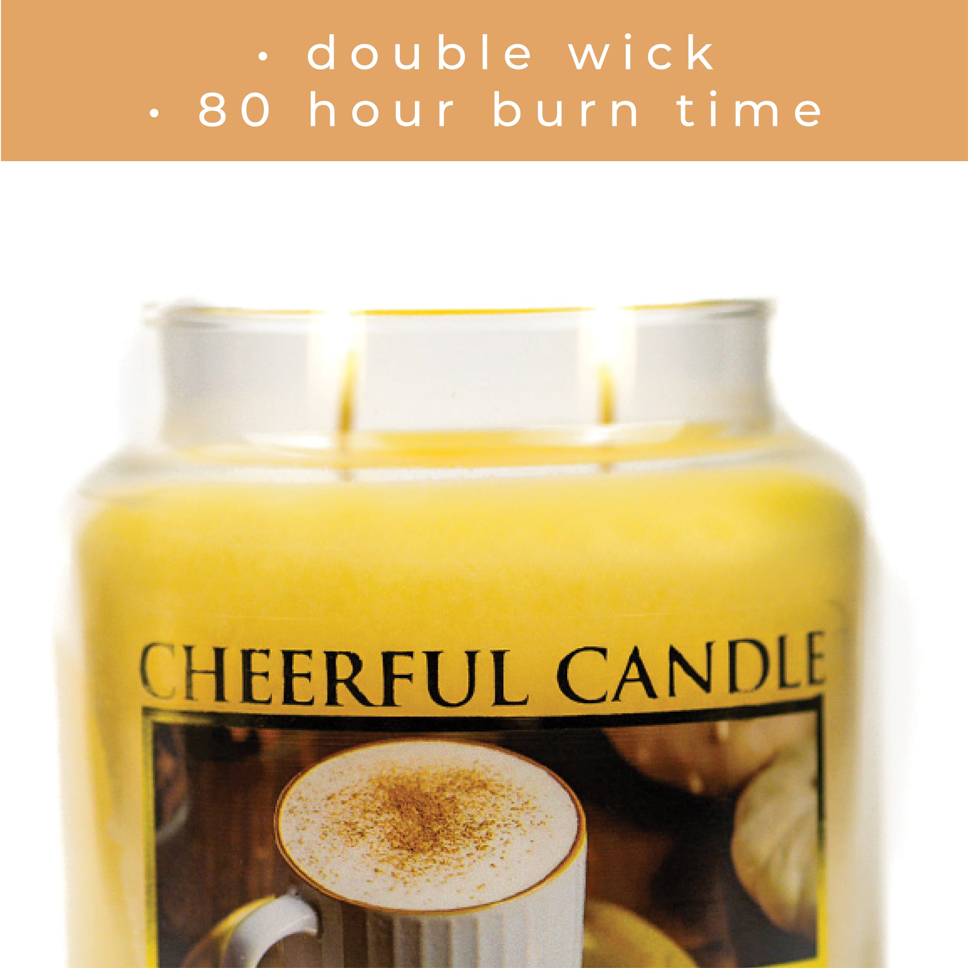 Toasted Eggnog - 16 oz Cheerful Candle