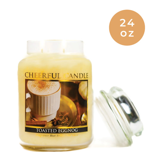 Toasted Eggnog - 24 oz Cheerful Candle
