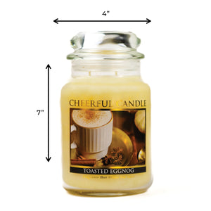 Toasted Eggnog - 24 oz Cheerful Candle