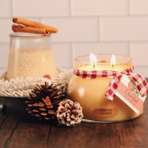 Toasted Eggnog Scented Candle - 22 oz, Double Wick, Mama Jar