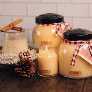 Toasted Eggnog Scented Candle - 6 oz, Single Wick, Baby Jar