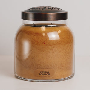 Vanilla Bourbon Scented Candle - 34 oz, Double Wick, Papa Jar