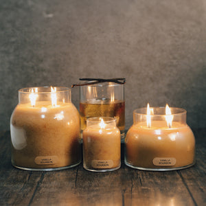 Vanilla Bourbon Scented Candle - 22 oz, Double Wick, Mama Jar