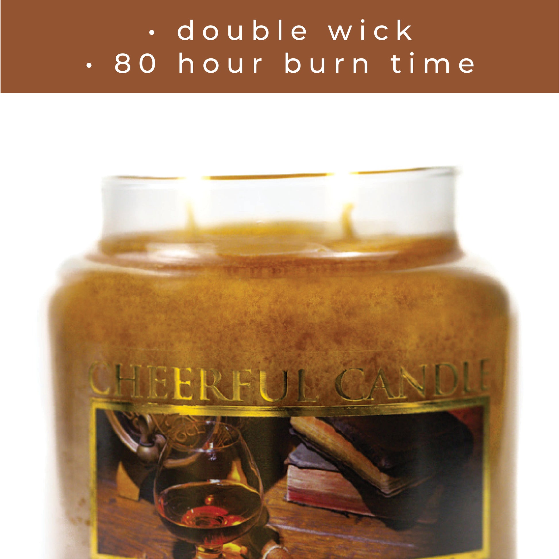 Vanilla Bourbon - 16 oz Cheerful Candle