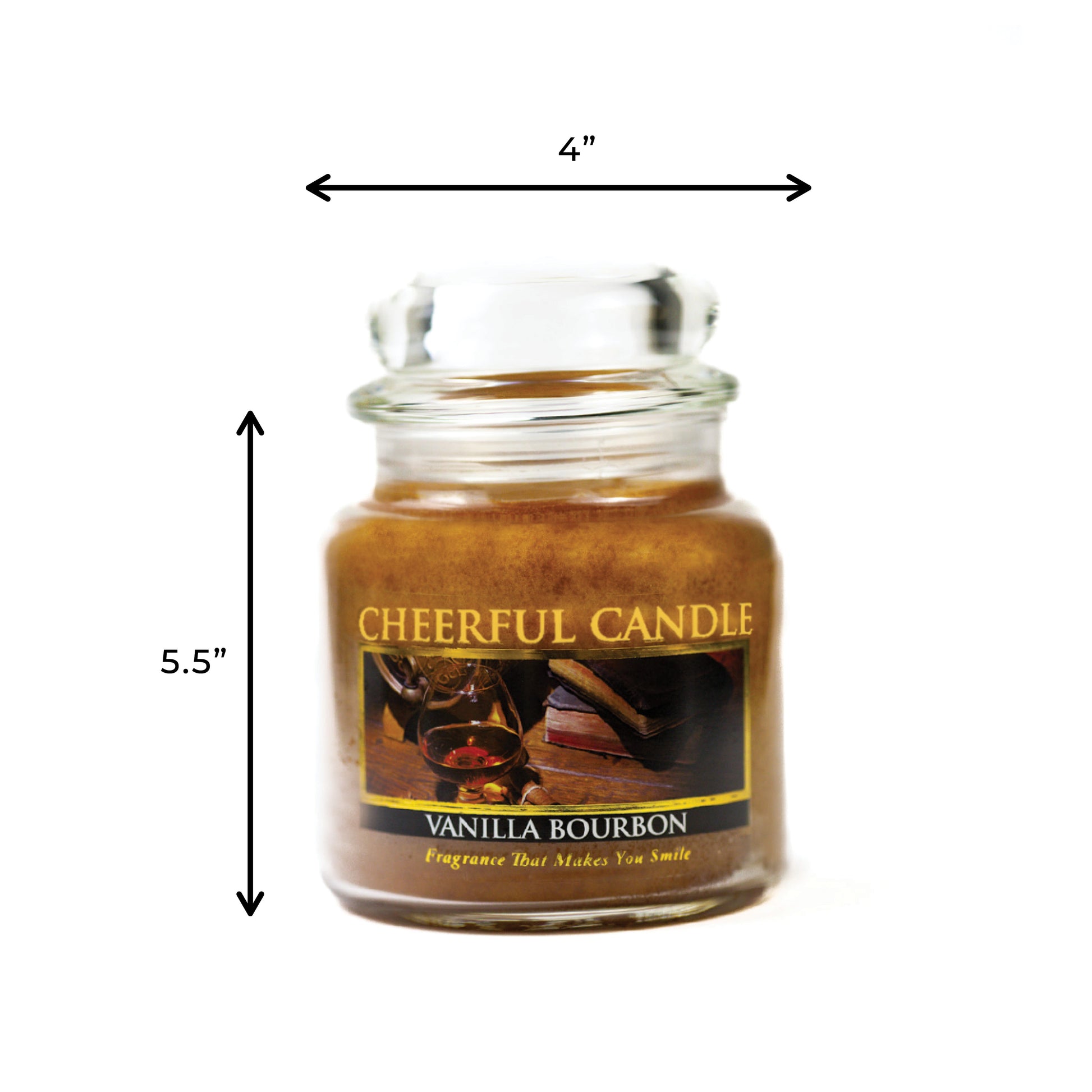 Vanilla Bourbon - 16 oz Cheerful Candle