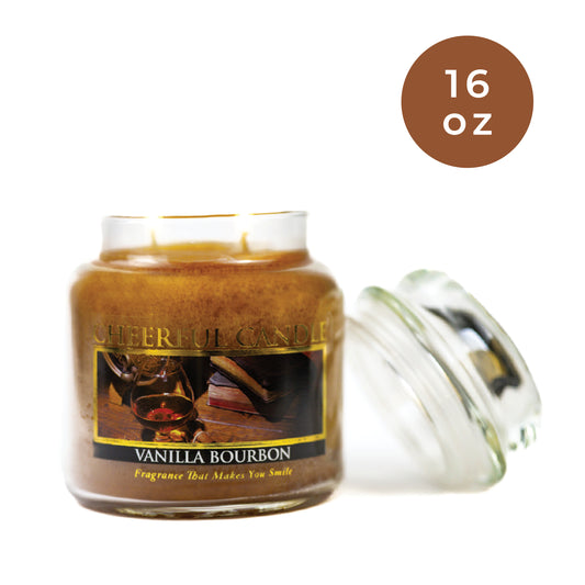 Vanilla Bourbon - 16 oz Cheerful Candle