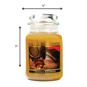 Vanilla Bourbon - 24 oz Cheerful Candle