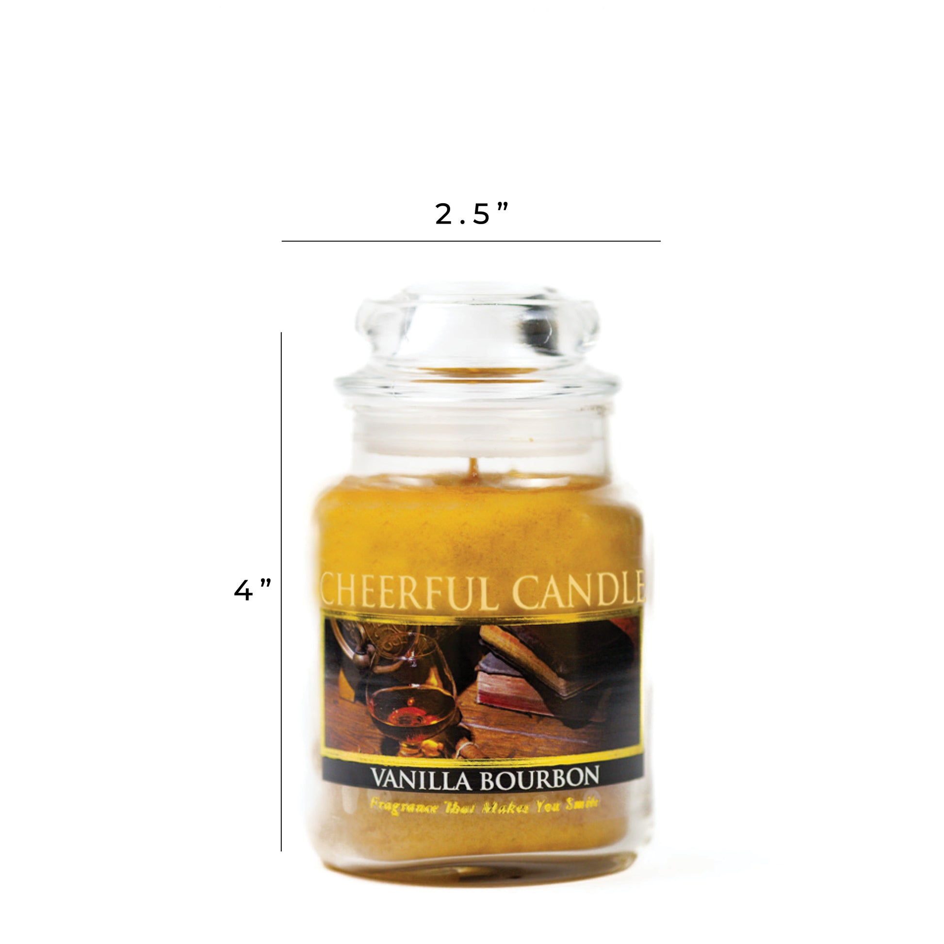 Vanilla Bourbon - 6 oz Cheerful Candle