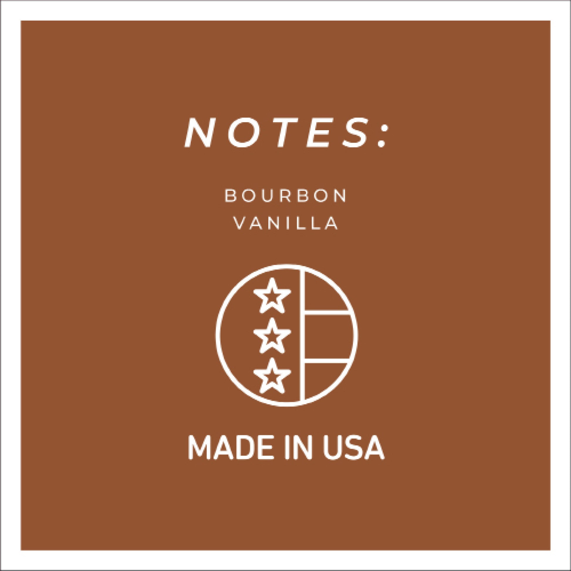 Vanilla Bourbon - 6 oz Cheerful Candle