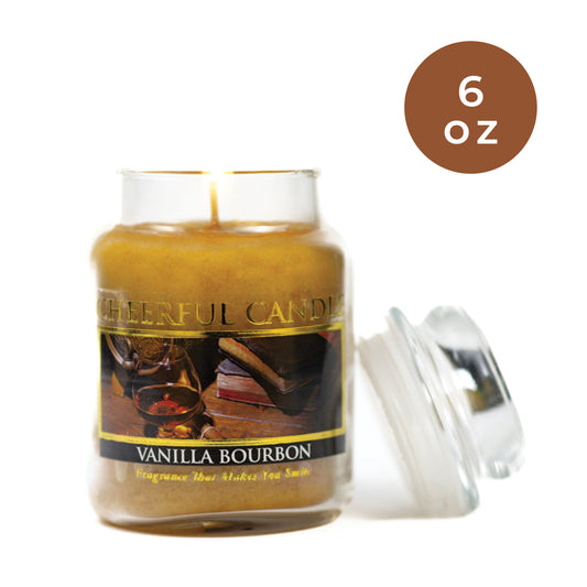 Vanilla Bourbon - 6 oz Cheerful Candle