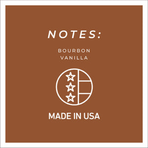 Vanilla Bourbon - 34 oz Papa Candle