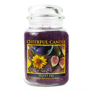 Velvet Fig - 24 oz Cheerful Candle