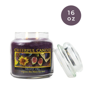 Velvet Fig - 16 oz Cheerful Candle
