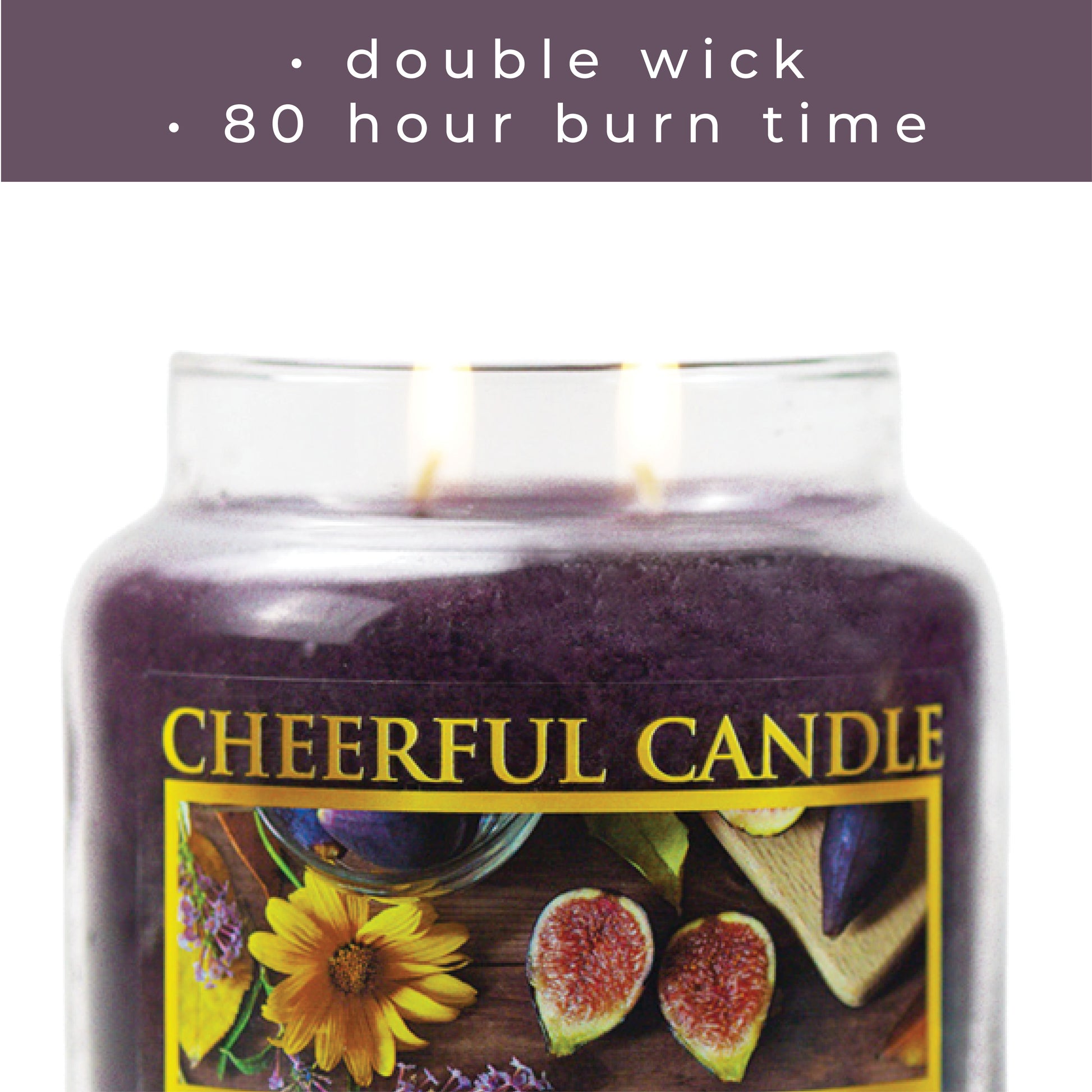 Velvet Fig - 16 oz Cheerful Candle