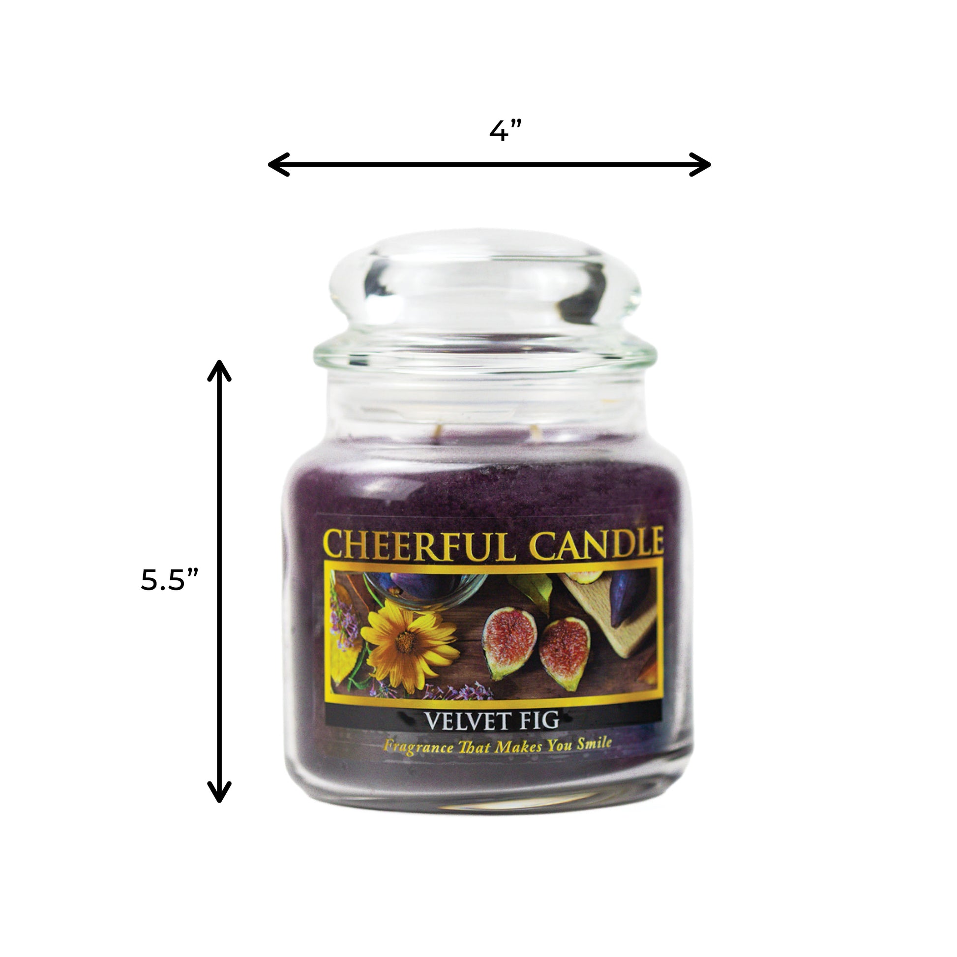 Velvet Fig - 16 oz Cheerful Candle