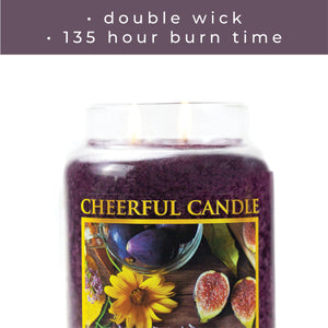 Velvet Fig - 24 oz Cheerful Candle