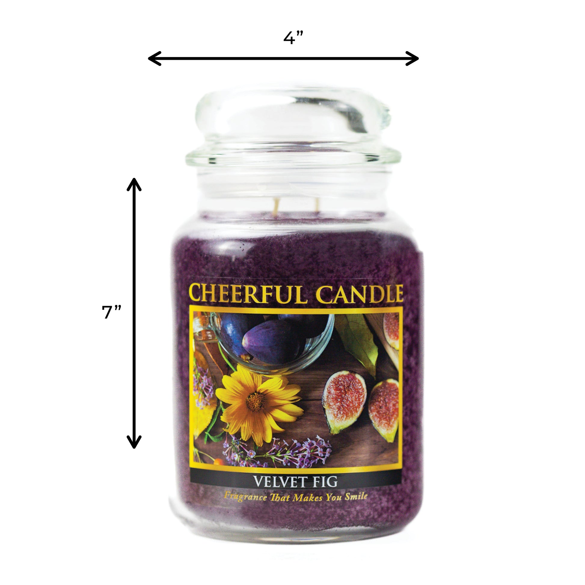 Velvet Fig - 24 oz Cheerful Candle