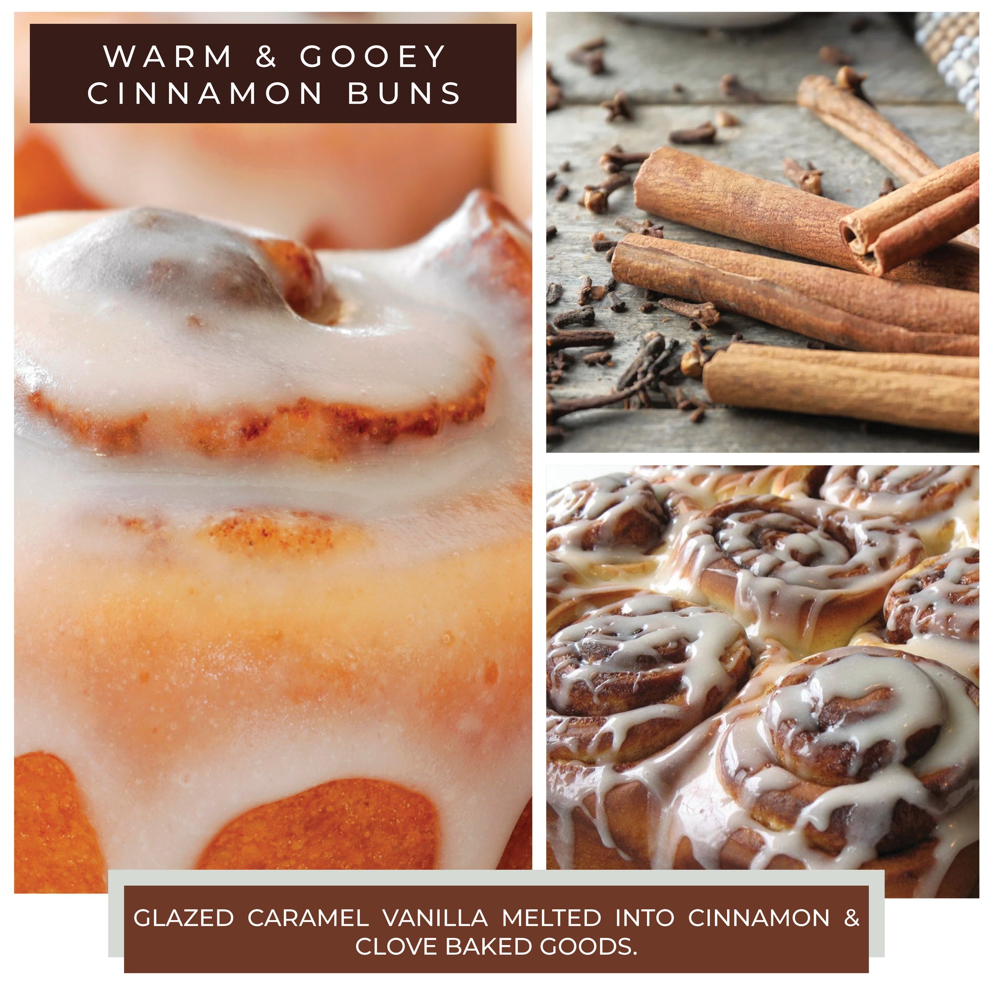 Warm & Gooey Cinnamon Buns - 16 oz Cheerful Candle
