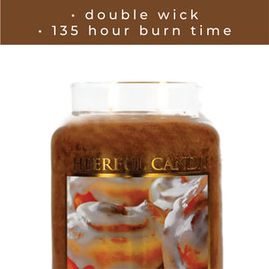 Warm & Gooey Cinnamon Buns - 24 oz Cheerful Candle