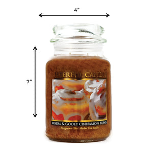 Warm & Gooey Cinnamon Buns - 24 oz Cheerful Candle
