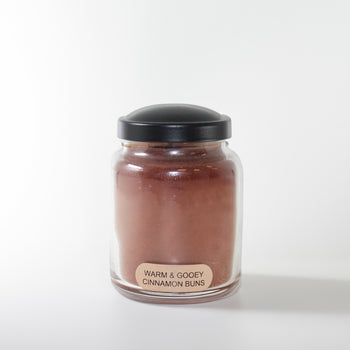 Warm & Gooey Cinnamon Buns Scented Candle - 6 oz, Single Wick, Baby Jar