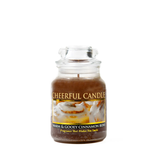 Warm & Gooey Cinnamon Buns - 6 oz Cheerful Candle