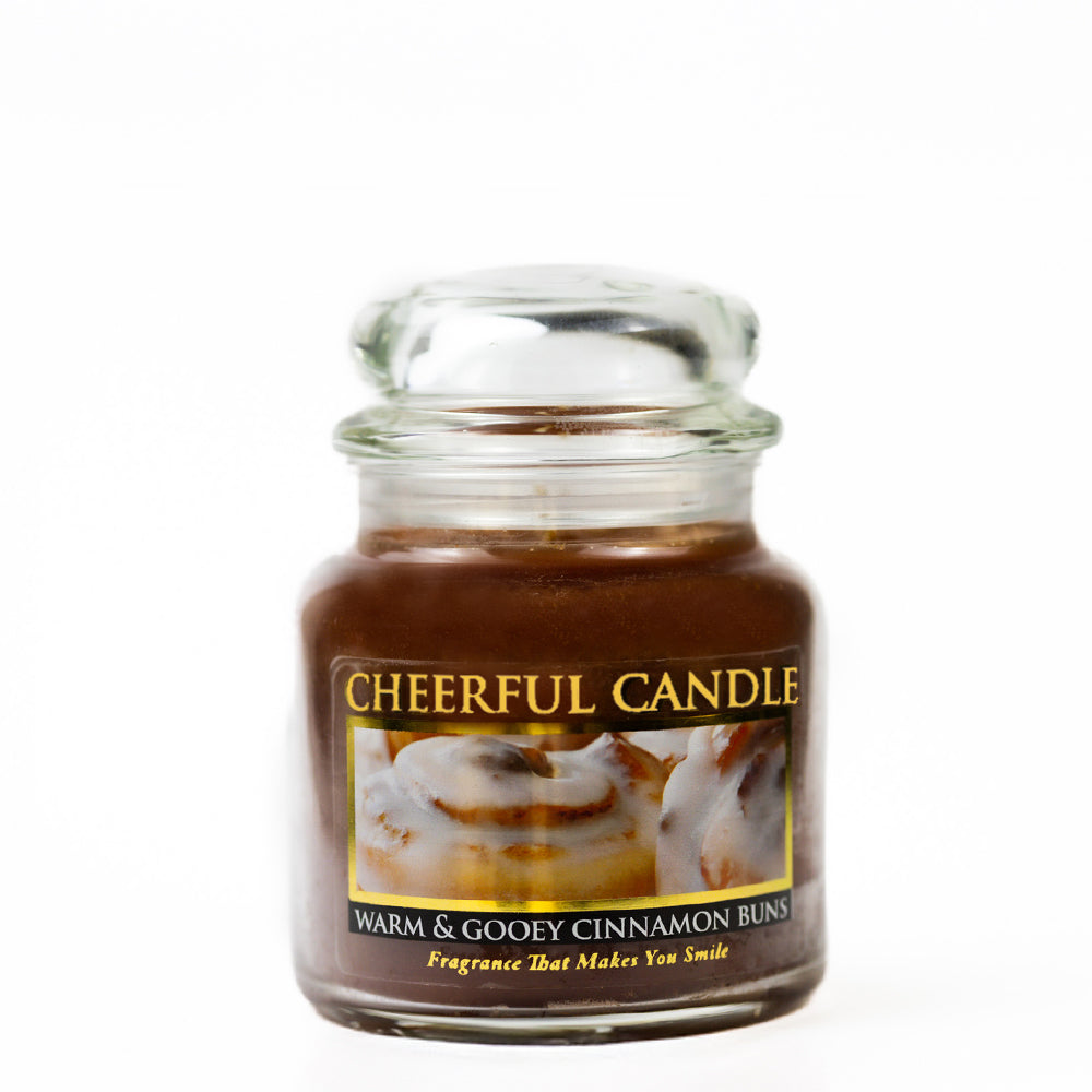 Warm & Gooey Cinnamon Buns - 16 oz Cheerful Candle