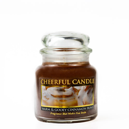 Warm & Gooey Cinnamon Buns - 16 oz Cheerful Candle