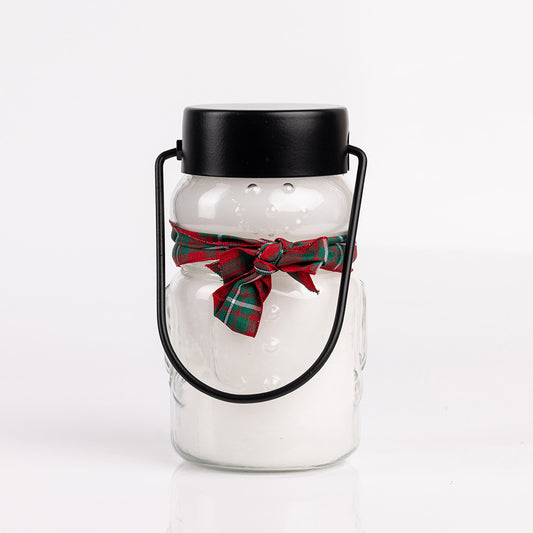Welcome Wreath - Baby Snowman Jar