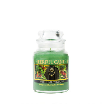 Welcome Wreath - 6 oz Cheerful Candle