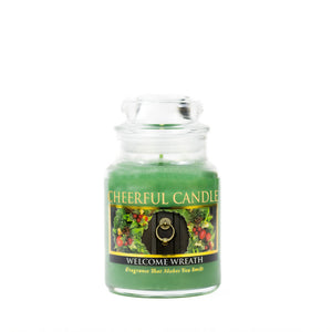 Welcome Wreath - 6 oz Cheerful Candle