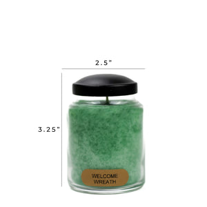 Welcome Wreath - 6 oz Baby Candle