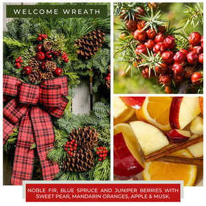 Welcome Wreath - 22 oz Mama Candle