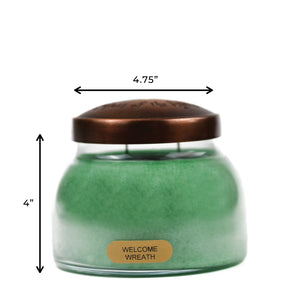 Welcome Wreath - 22 oz Mama Candle