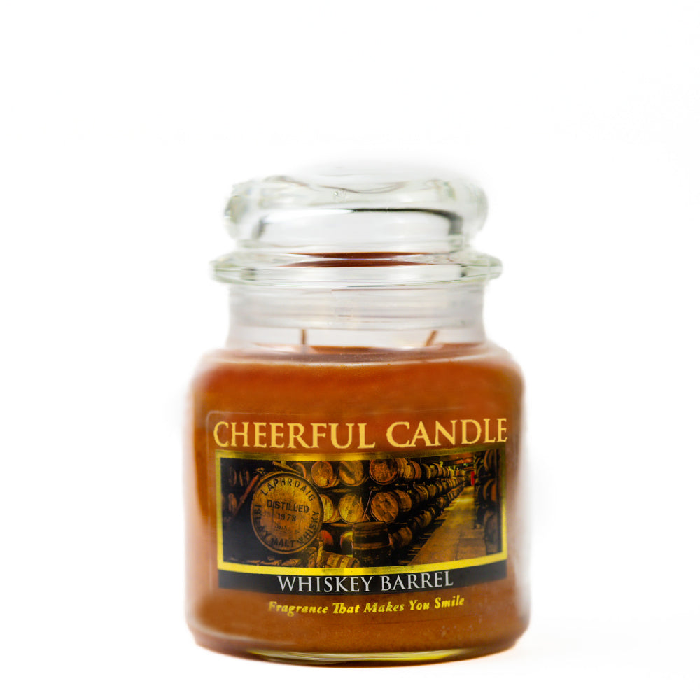 Whiskey Barrel - 16 oz Cheerful Candle