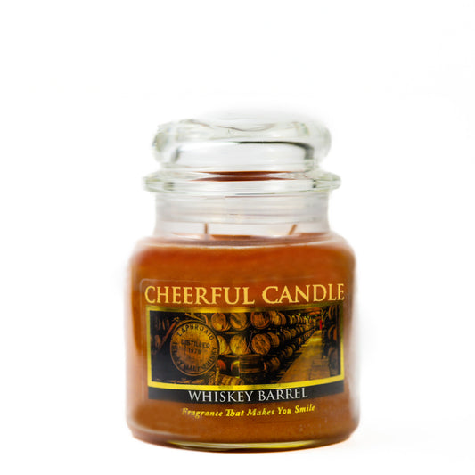 Whiskey Barrel - 16 oz Cheerful Candle