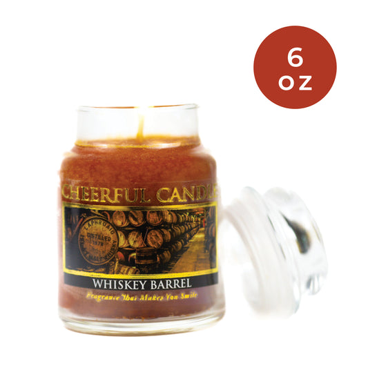 Whiskey Barrel - 6 oz Cheerful Candle