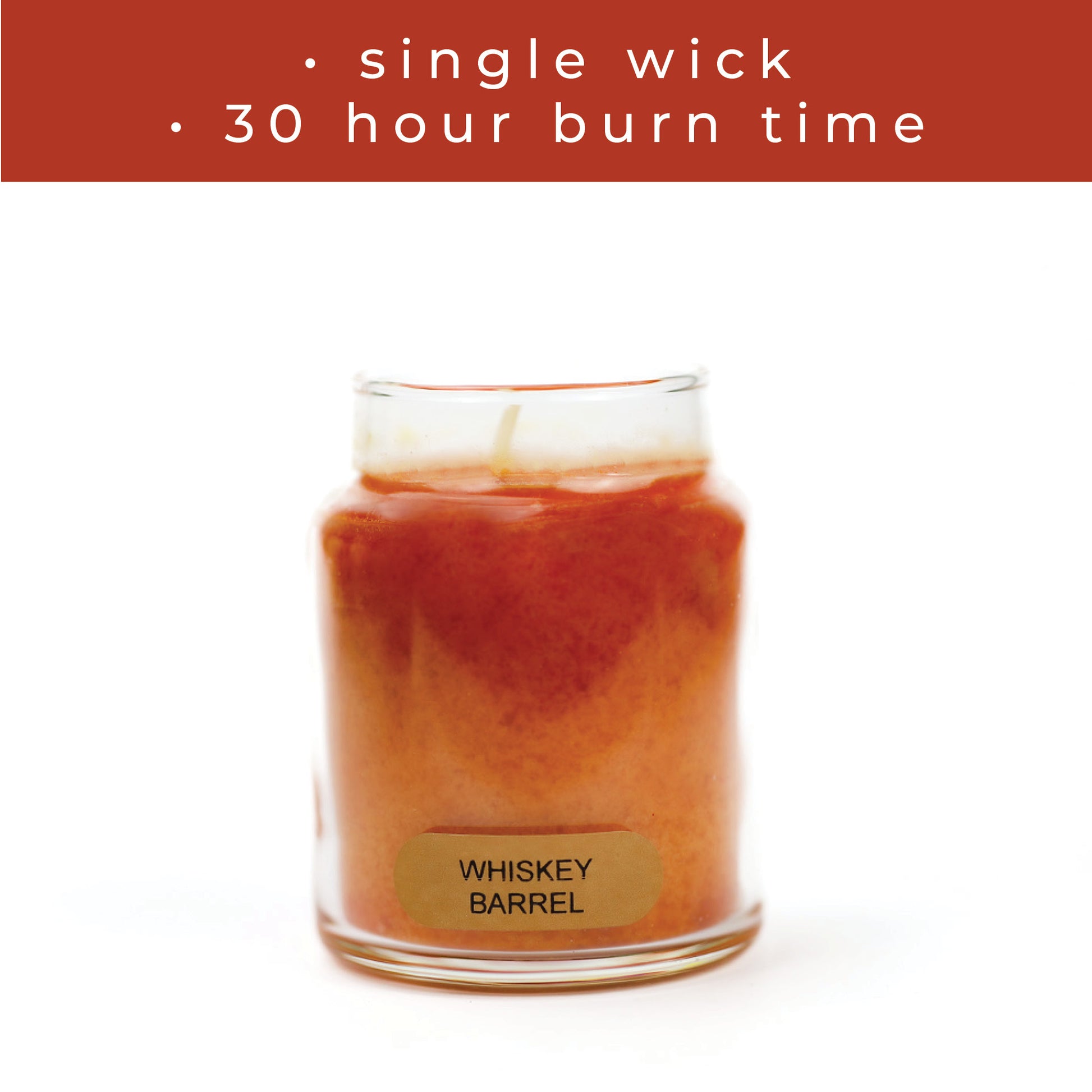 Whiskey Barrel - 6 oz Baby Candle