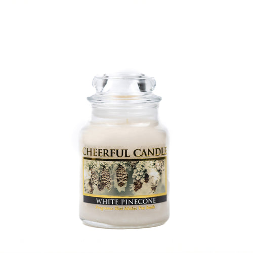 White Pinecone - 6 oz Cheerful Candle
